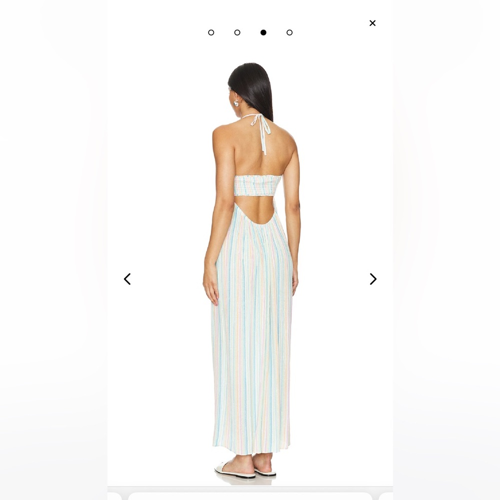 LOVERS + FRIENDS• rainbow striped maxi dress - Picture 3 of 8